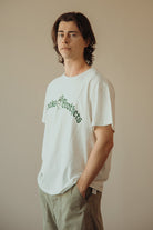 Brain Dead - Brain Dead x Brooks Brothers California Logo Tubular Tee - White - Canoe Club