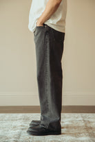 orSlow - Super Dad's Denim Pants - Black Denim Stone - Canoe Club
