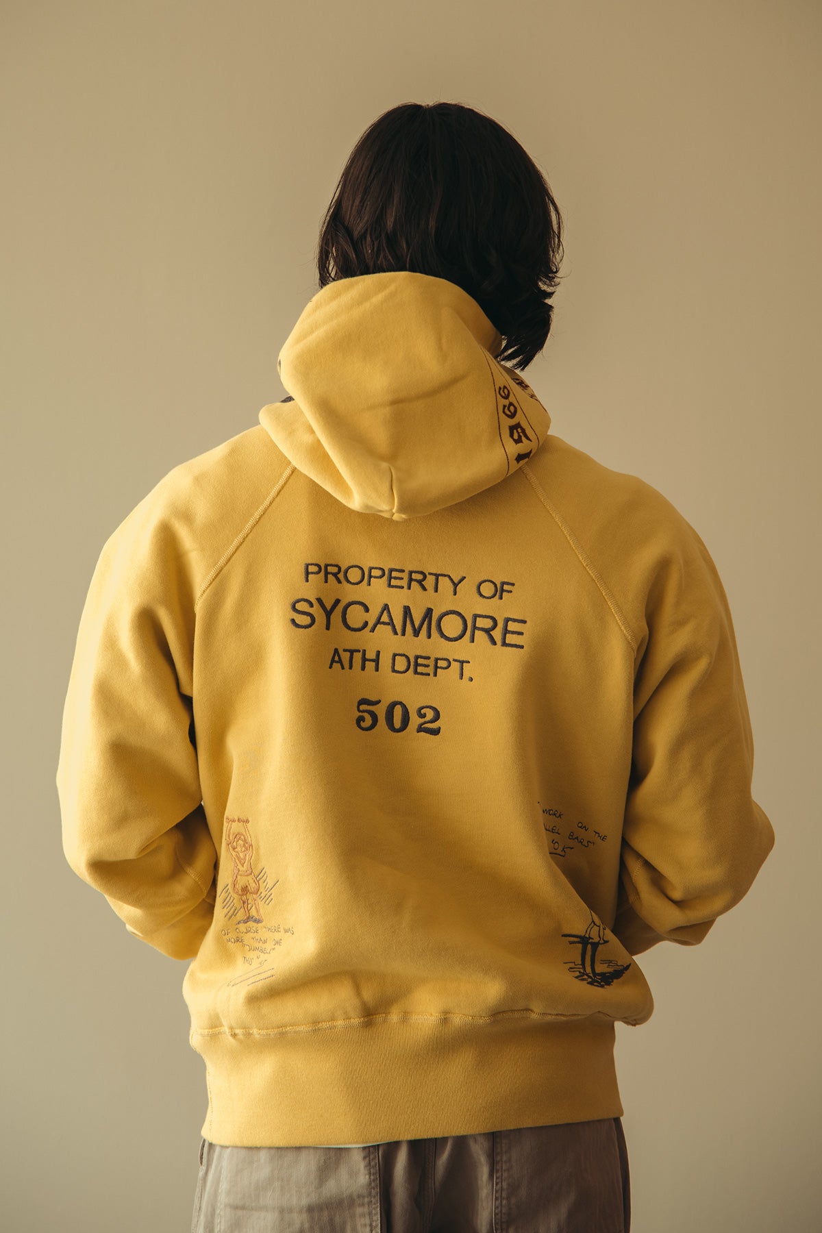 Samuel Zelig - Yearbook Hoodie - Yellow - Canoe Club