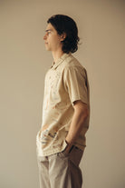 Samuel Zelig - Yearbook Camp Shirt - Khaki/Grey - Canoe Club