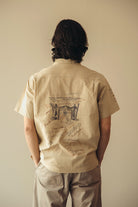 Samuel Zelig - Yearbook Camp Shirt - Khaki/Grey - Canoe Club