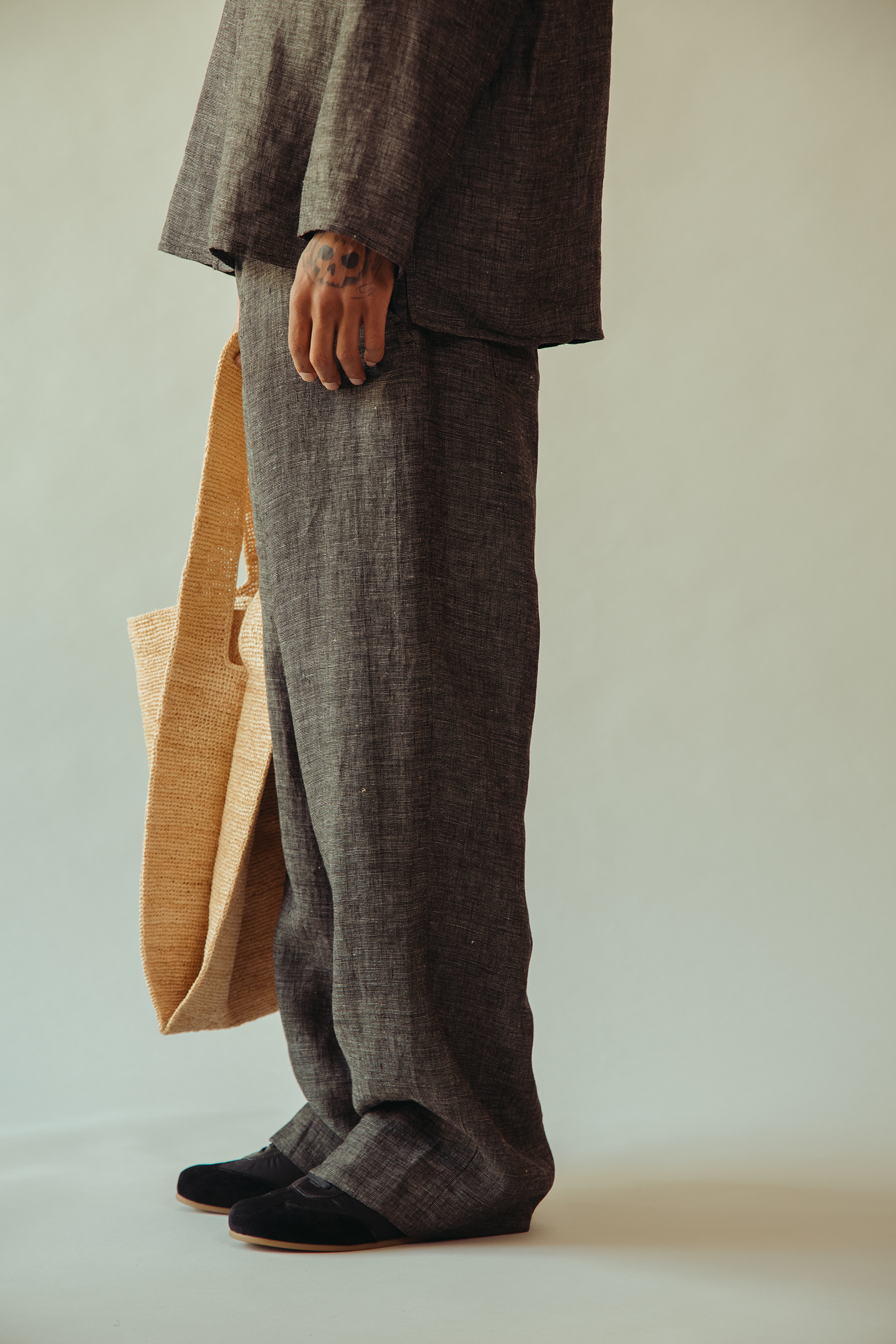 Seya - Nam Ou River Trip Pants - Black Mix - Canoe Club