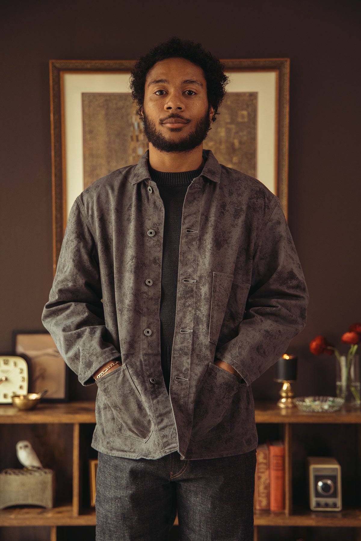 Taiga Takahashi Lot. 314 Coverall Jacket C.1940's | Charcoal
