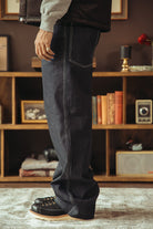 The Real McCoys - WWII Denim Work Trousers - Indigo - Canoe Club