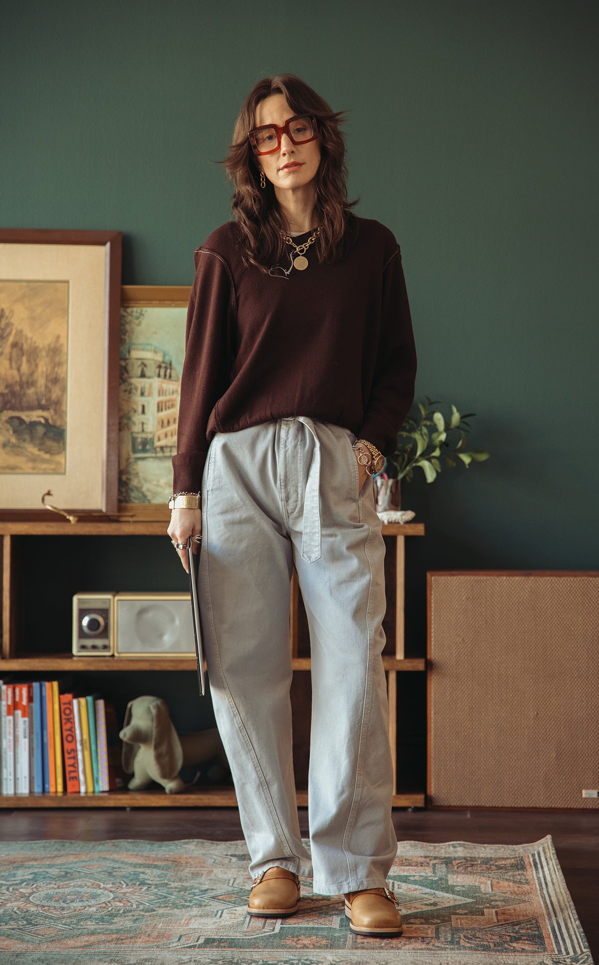 Lemaire - Twisted Belted Pants - Snowy Blue Grey - Canoe Club