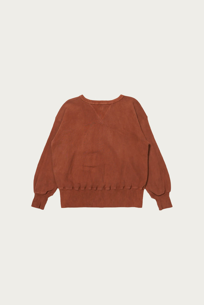 Taiga Takahashi - Lot. 603 Sweat Shirt - Techi Tree Dyed Brown - Canoe Club