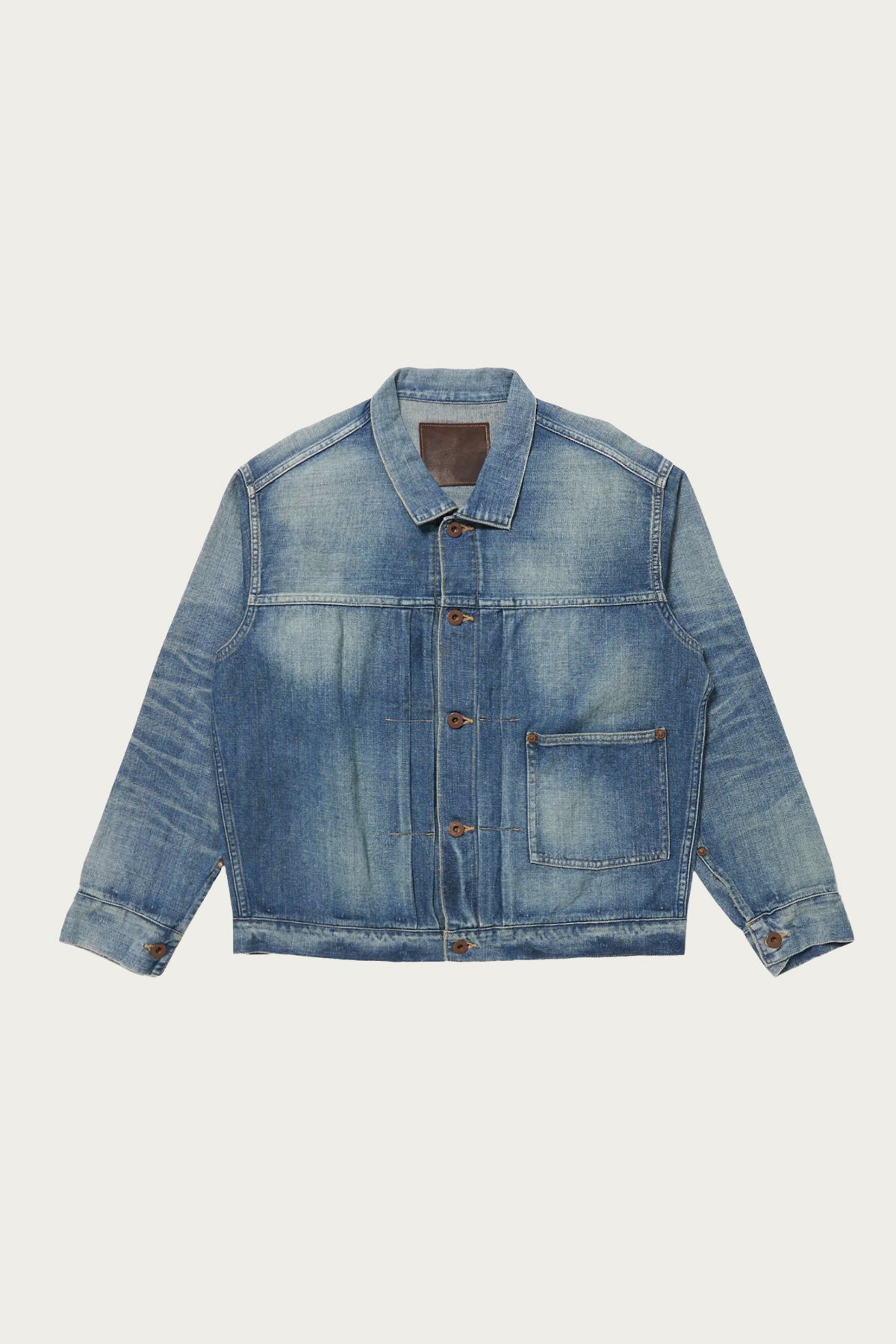 Taiga Takahashi Lot. 703 Denim Jacket C. 1920's | Damaged Indigo