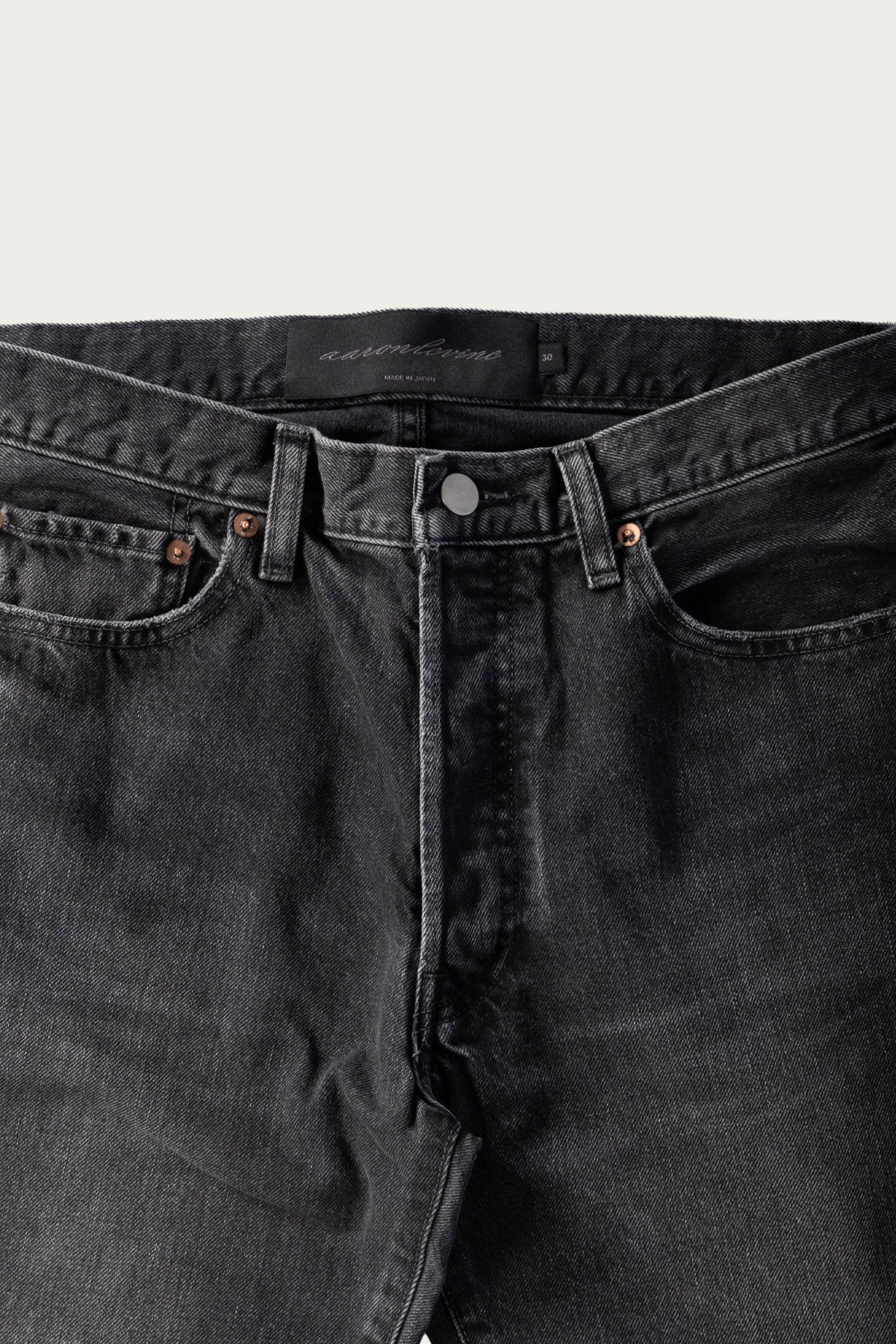 Aaron Levine - 60s Straight Denim - Vintage Black - Canoe Club