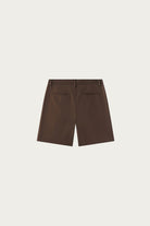 Aaron Levine - Cotton Linen Short - Brown - Canoe Club