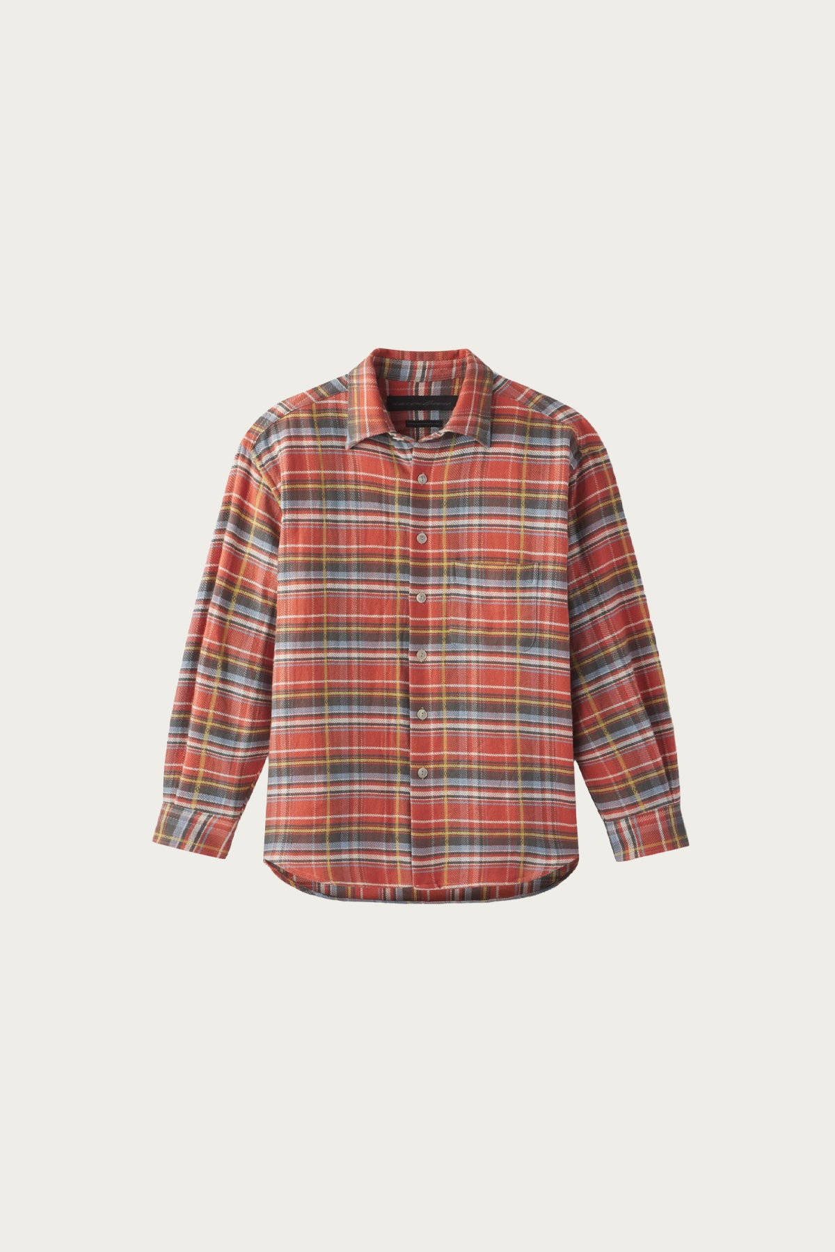 Aaron Levine - Plaid Button Down Shirt - Brick Plaid - Canoe Club