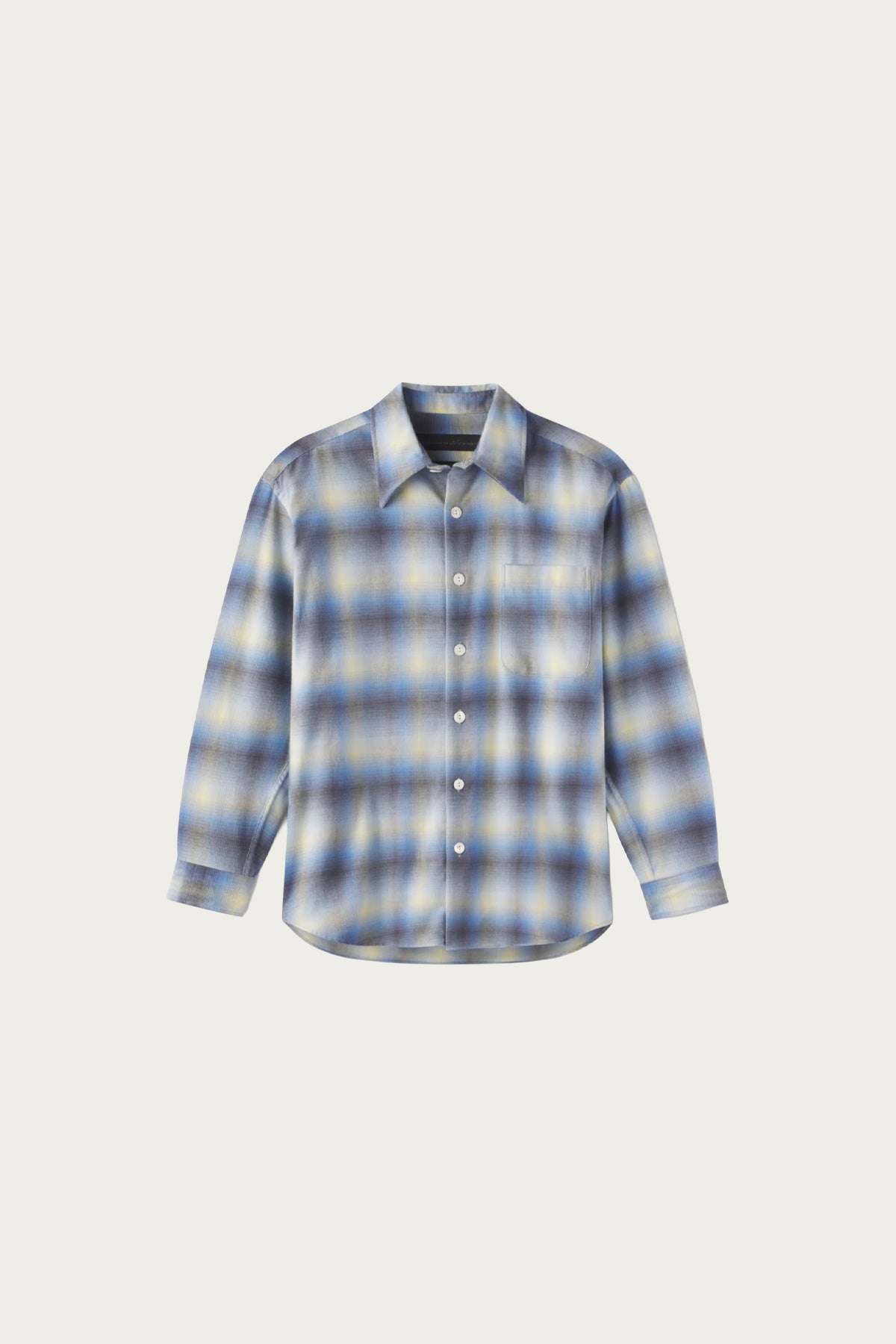 Aaron Levine - Shadow Flannel - Blue - Canoe Club