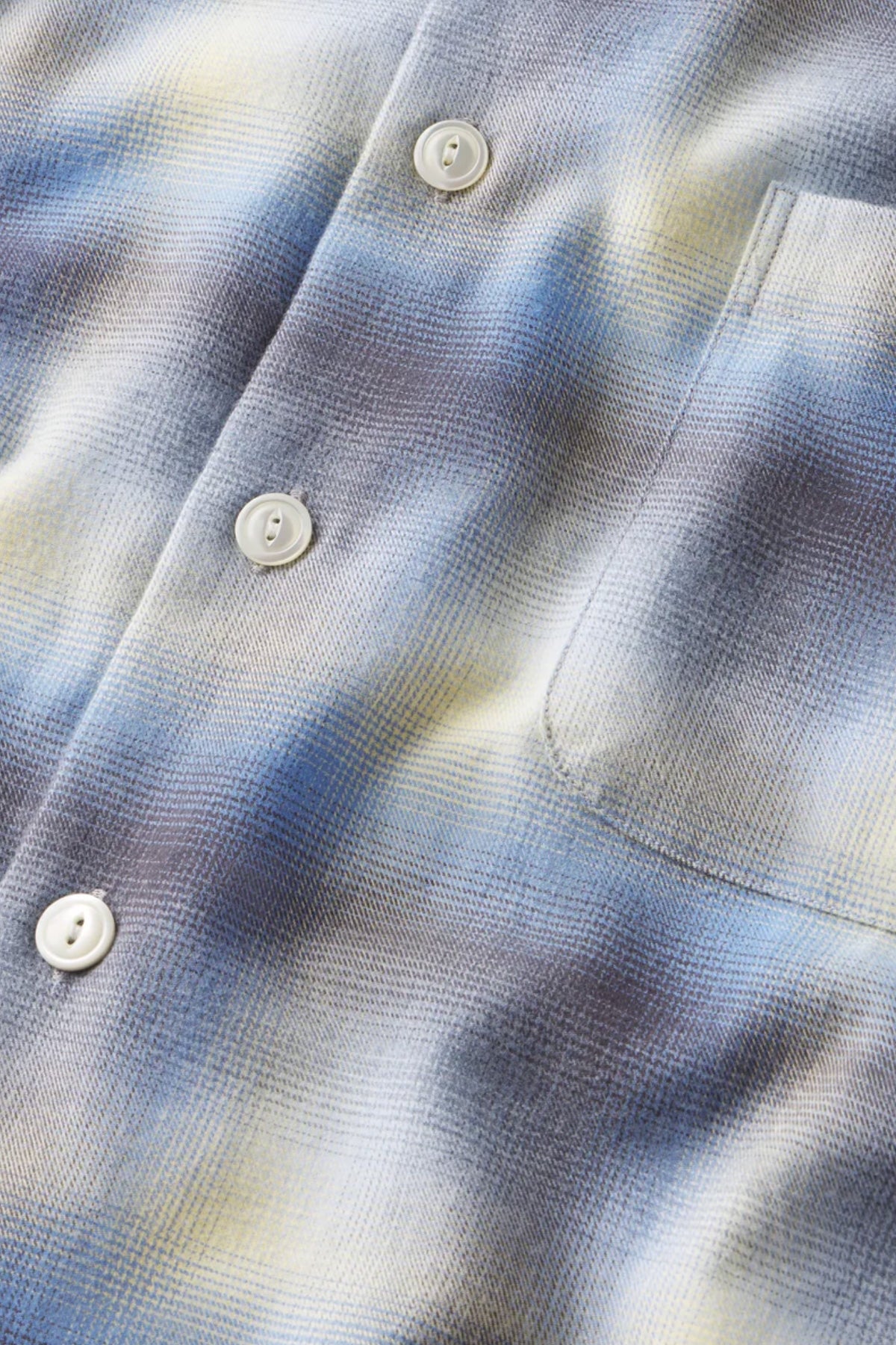 Aaron Levine - Shadow Flannel - Blue - Canoe Club