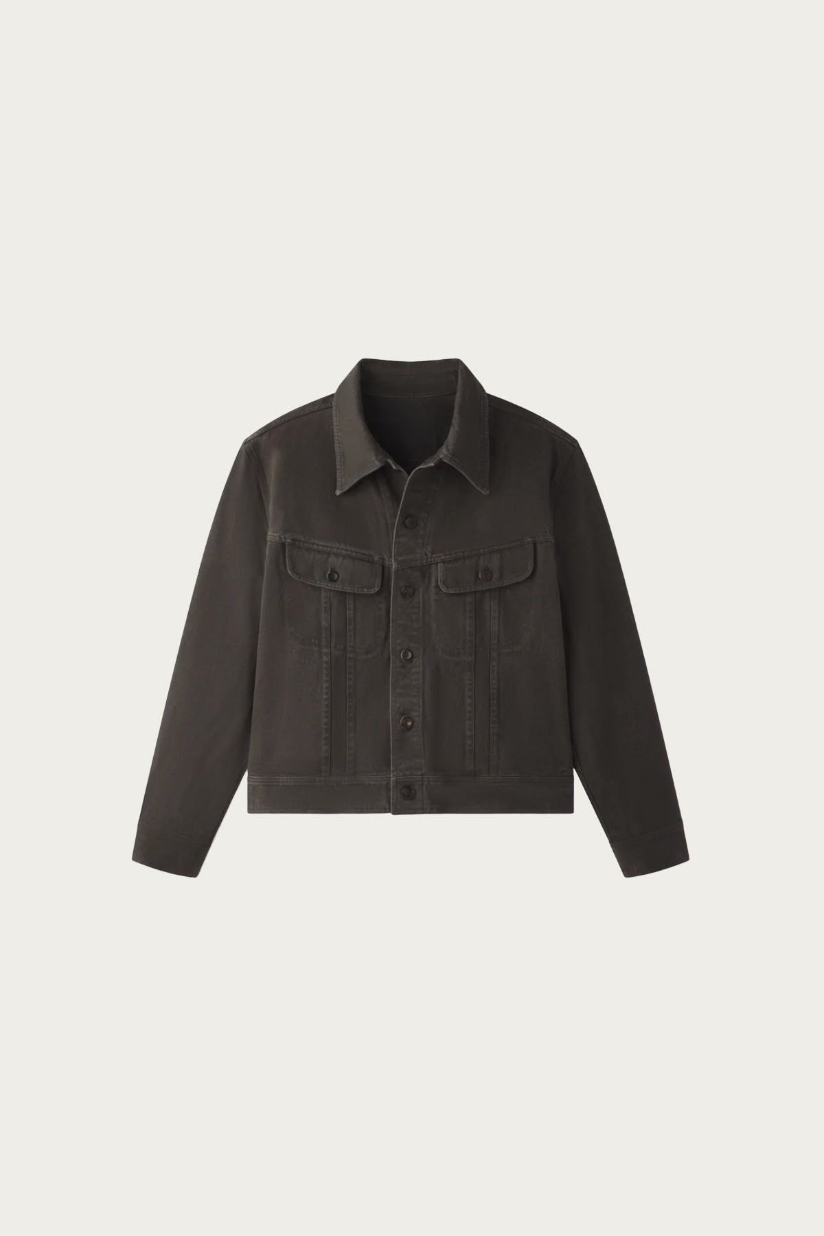 Aaron Levine - Sulphur Dyed Trucker Jacket - Granite - Canoe Club