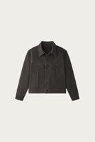 Aaron Levine - Sulphur Dyed Trucker Jacket - Granite - Canoe Club