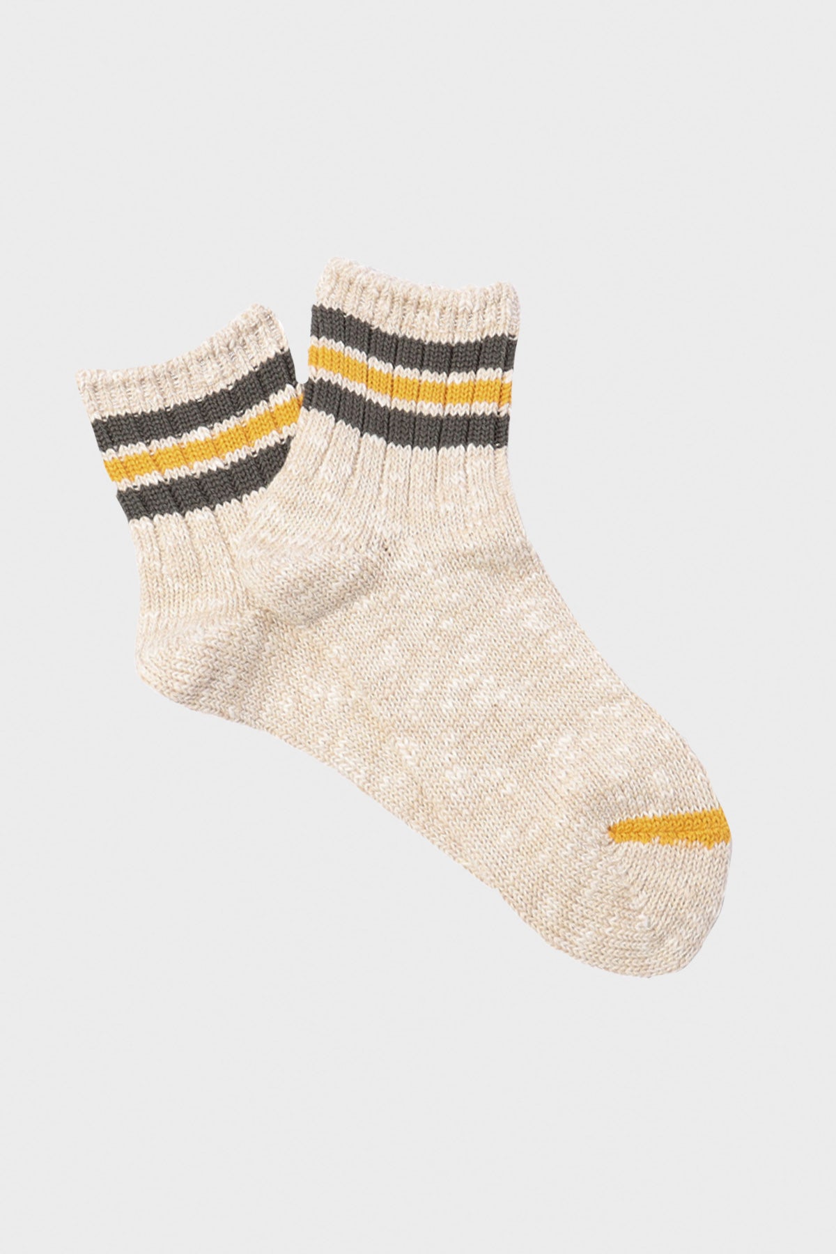 Anonymous Ism - 3 Line Slub Quarter - Beige - Canoe Club