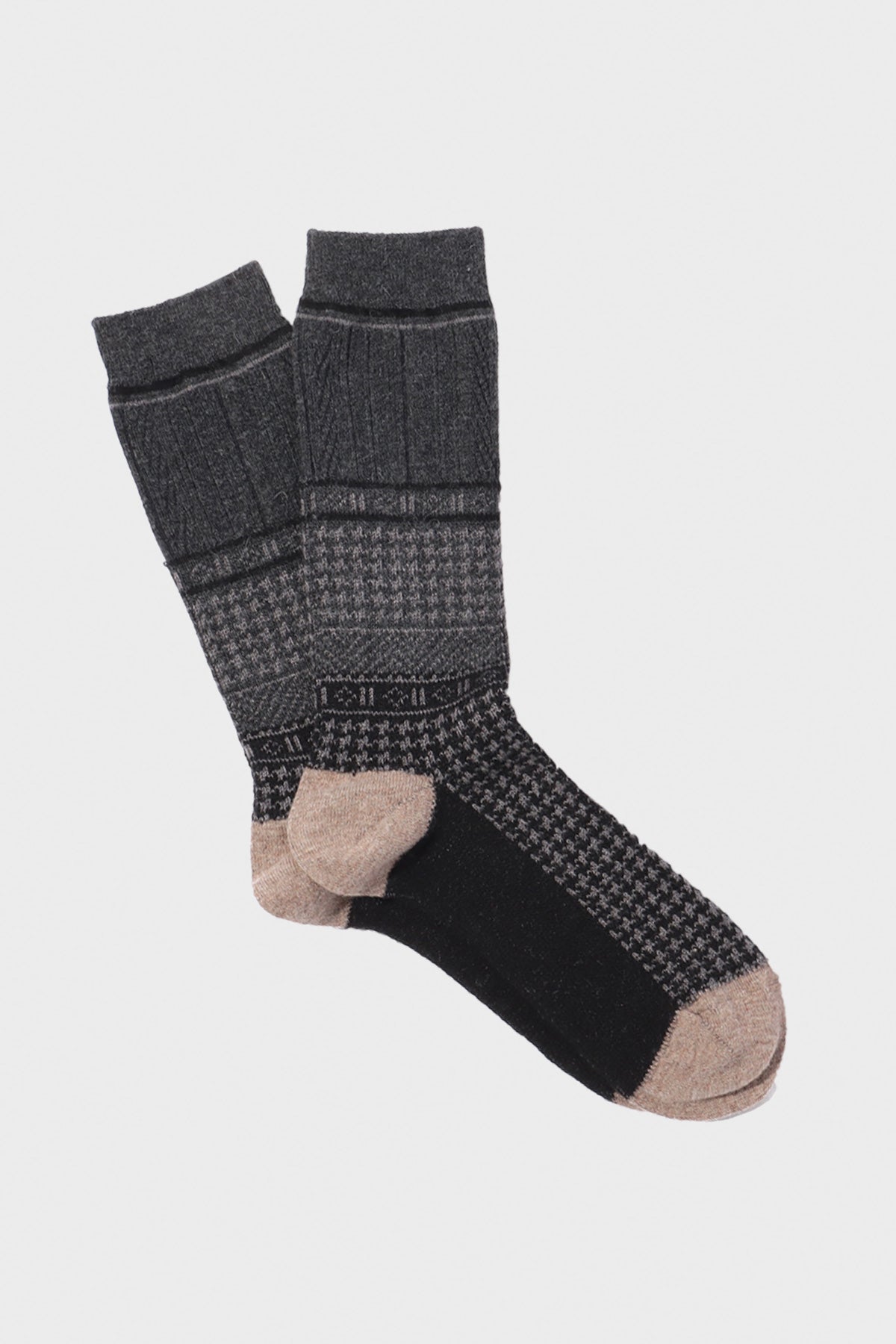 Anonymous Ism - Houndstooth JQ Crew - Charcoal - Canoe Club