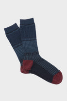Anonymous Ism - Houndstooth JQ Crew - Navy - Canoe Club
