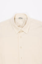 Auralee - Airy Wool Viyella Shirt - Ivory White - Canoe Club