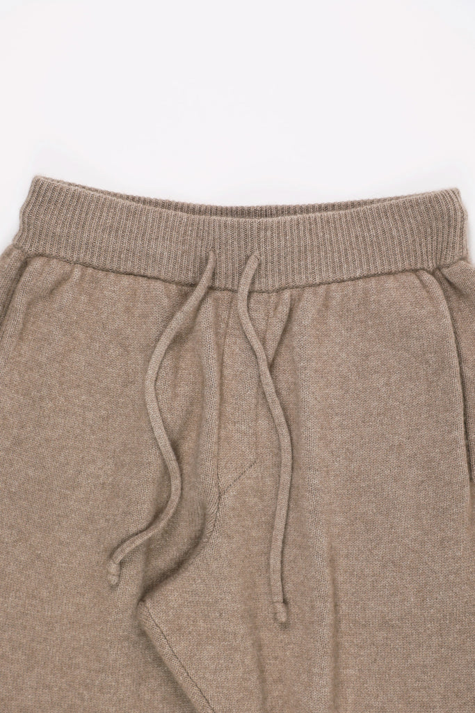 Auralee - Baby Cashmere Knit Pants - Natural Brown - Canoe Club