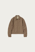 Auralee - Bonded Tropical Wool Zip Blouson - Top Brown - Canoe Club