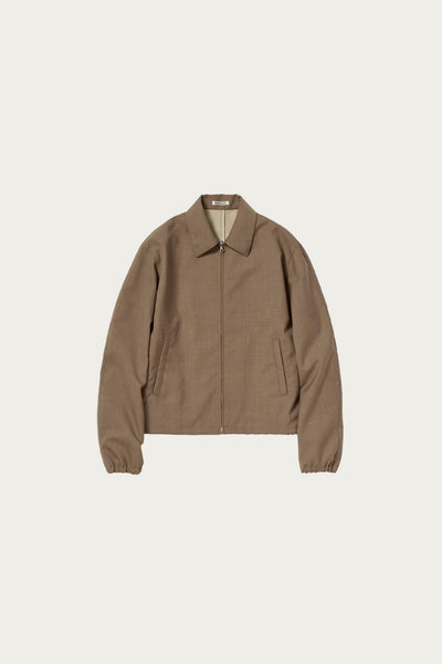 ジャケット・アウター AURALEE 25SS TROPICAL WOOL ZIP BLOUSON 3 auralee-bonded-tropical-wool-
