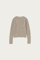 Auralee - Cashmere Silk Melange Knit P/O - Mix Beige - Canoe Club