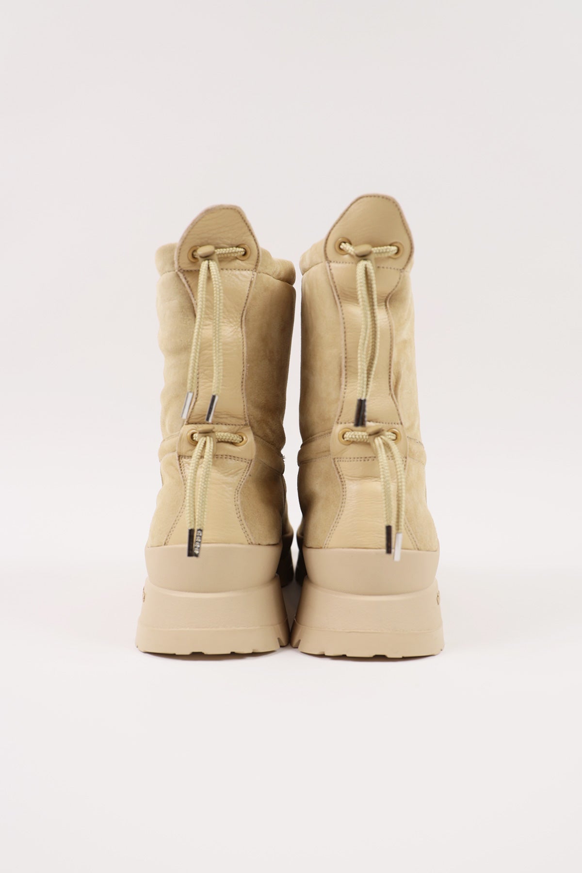 Auralee - Cord Boots Made by Foot The Coacher - Beige - Canoe Club