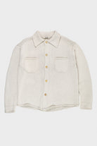 Auralee - Cotton Lily-Yarn Knit Blouson - Ivory - Canoe Club