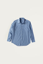 Auralee - Cotton Silk Stripe Shirt - Sax Blue Stripe - Canoe Club