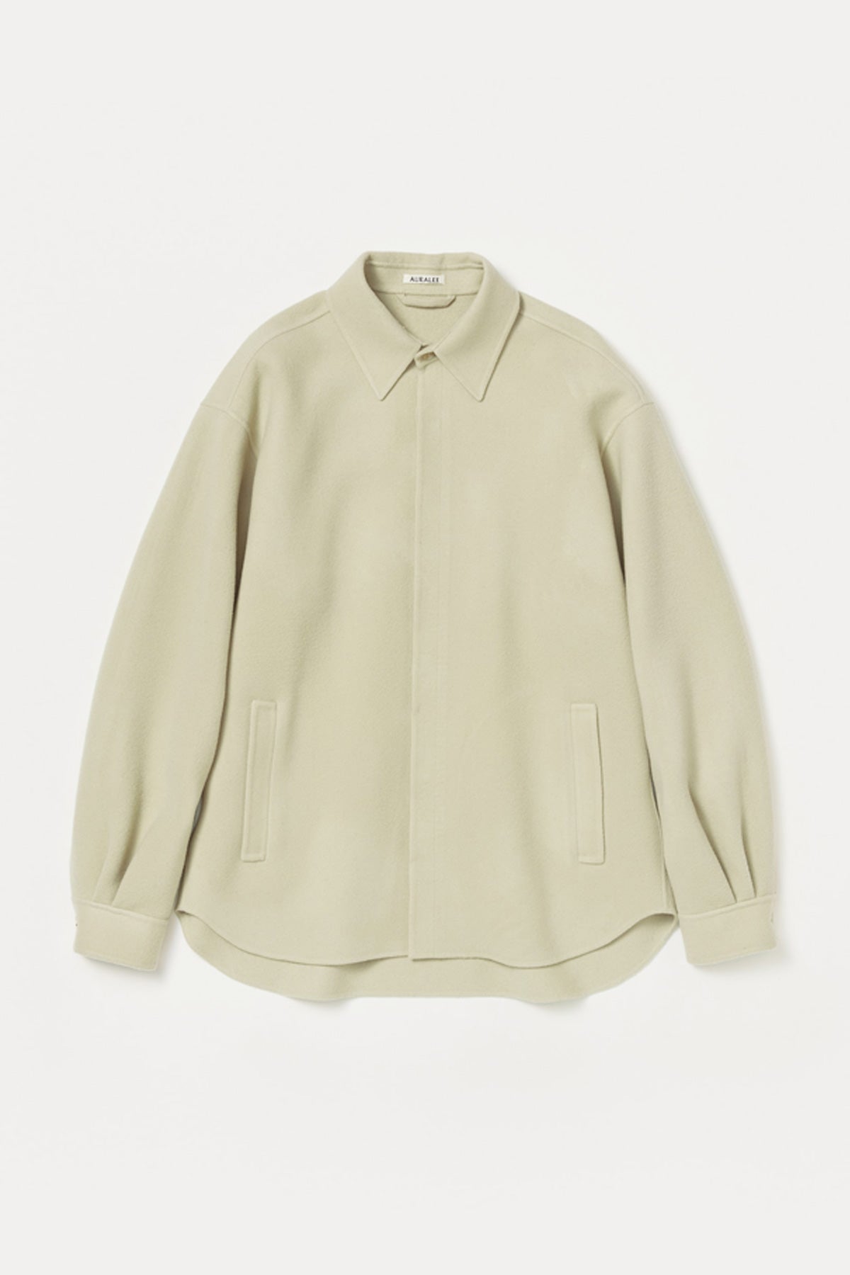 Auralee - Double Cloth Pile Mosser Hand Sewn Shirts Blouson - Light Khaki - Canoe Club