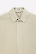 Auralee - Double Cloth Pile Mosser Hand Sewn Shirts Blouson - Light Khaki - Canoe Club