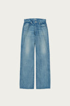 Auralee - Faded Selvedge Light Denim Wide Pants - Light Indigo - Canoe Club