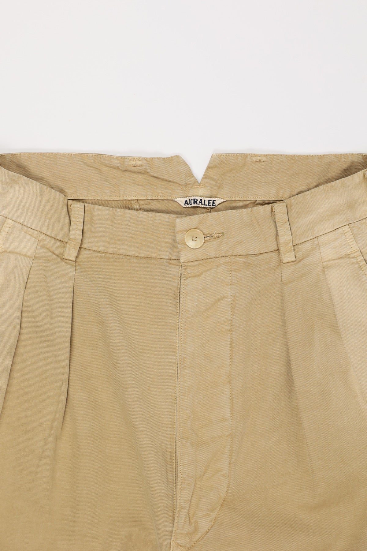 Finx Natural Gabardine Product Dyed Pants - Beige