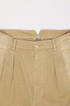 Auralee - Finx Natural Gabardine Product Dyed Pants - Beige - Canoe Club