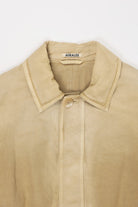 Auralee - Finx Natural Gabardine Product Dyed Blouson - Beige - Canoe Club