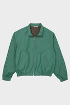 Auralee - Finx Tussah Chambray Zip Blouson - Green - Canoe Club
