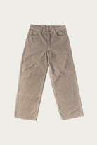 Auralee - Garment-Dyed Finx Corduroy 5P Wide Pants - White Khaki - Canoe Club