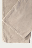 Auralee - Garment-Dyed Finx Corduroy 5P Wide Pants - White Khaki - Canoe Club