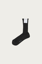 Auralee - Giza High Gauge Socks - Black - Canoe Club