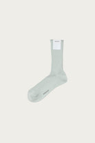 Auralee - Giza High Gauge Socks - Pale Green - Canoe Club