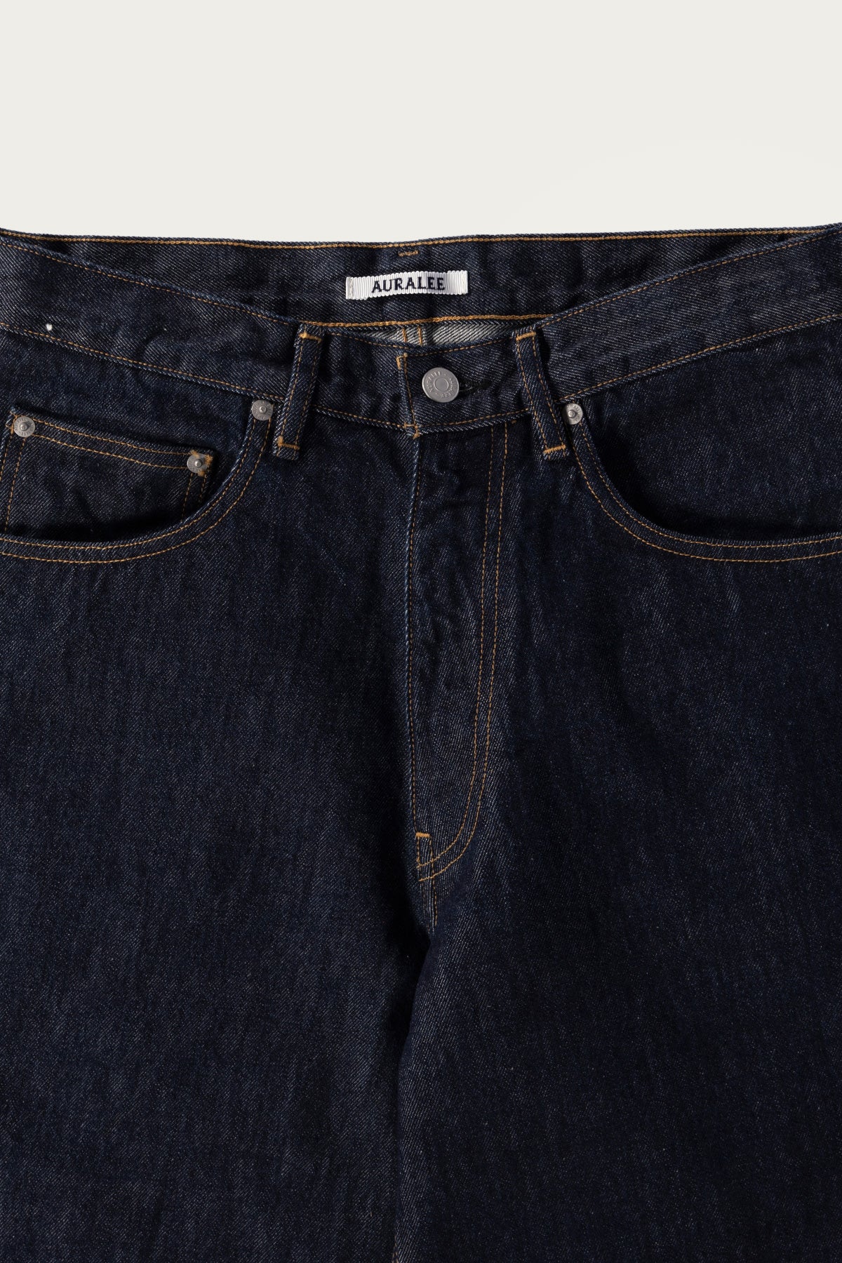 Auralee - Hard Twist Denim Wide Pants - Indigo - Canoe Club