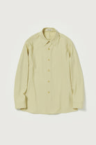 Auralee - Hard Twist Wool Dobby Shirt - Light Beige - Canoe Club