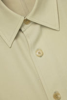 Auralee - Hard Twist Wool Dobby Shirt - Light Beige - Canoe Club