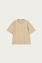 Auralee - Heavy Weight Pocket Tee - Light Camel - Canoe Club