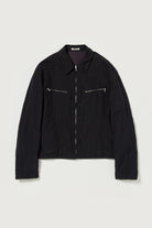 Auralee - High Count Wool Poplin Blouson - Black - Canoe Club
