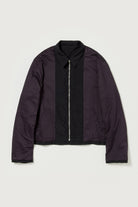 Auralee - High Count Wool Poplin Blouson - Black - Canoe Club