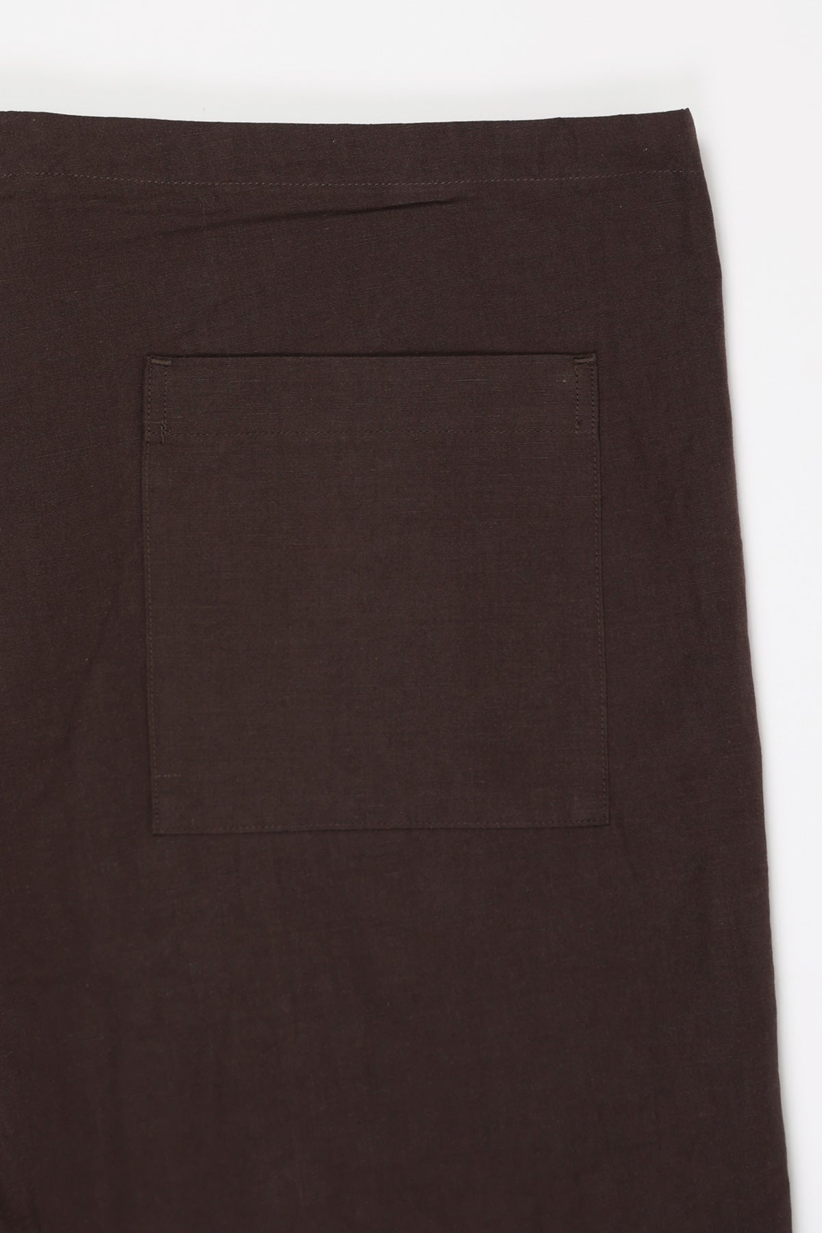 Auralee - High Density Finx Linen Weather Easy Shorts - Brown - Canoe Club