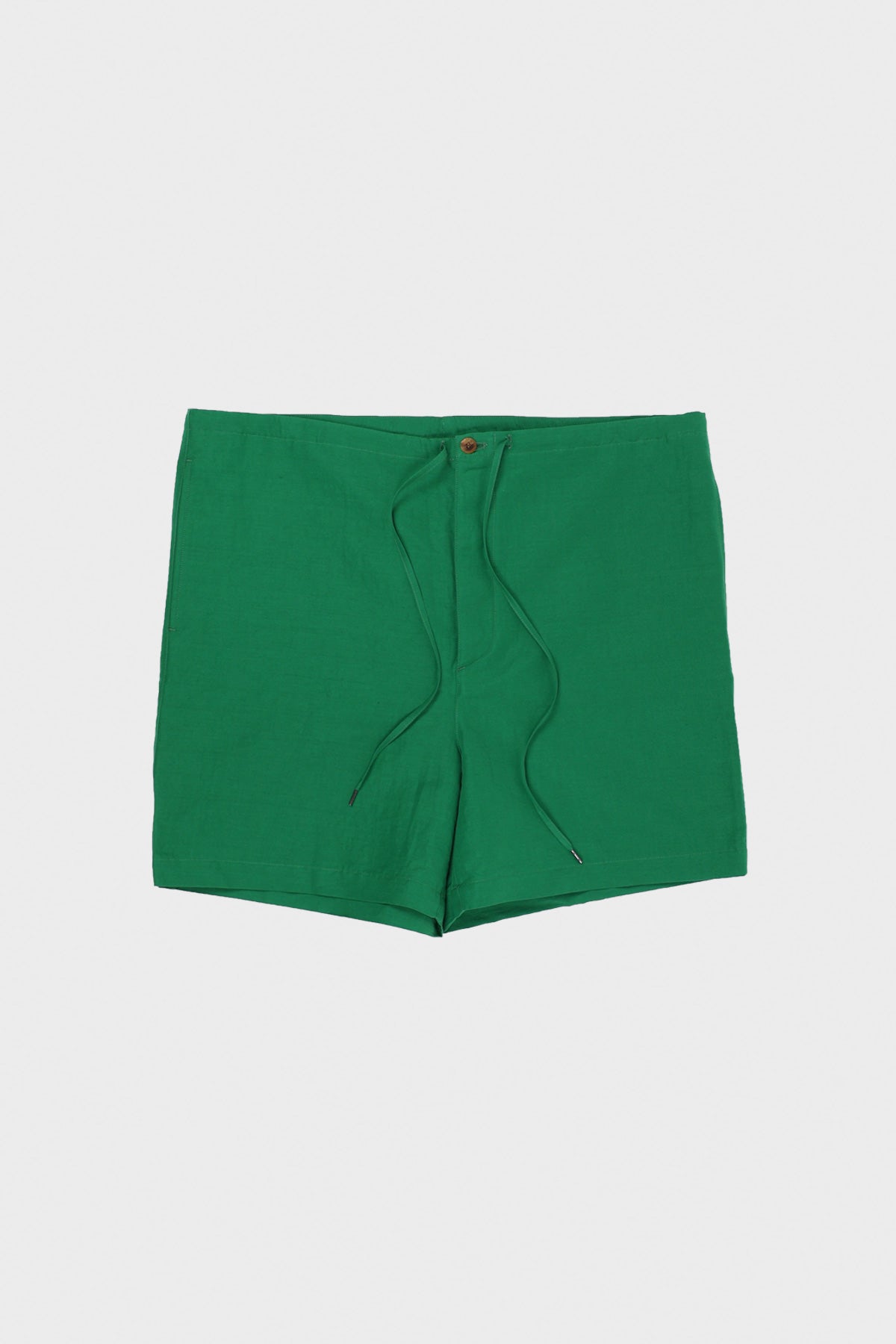 Auralee - High Density Finx Linen Weather Easy Shorts - Green - Canoe Club