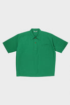 Auralee - High Density Finx Linen Weather Half Sleeve Shirt - Green - Canoe Club