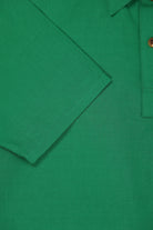 Auralee - High Density Finx Linen Weather Half Sleeve Shirt - Green - Canoe Club